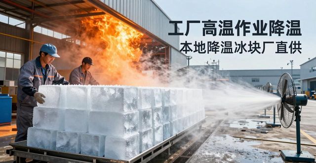 工厂高温作业降温 本地降温冰块厂直供