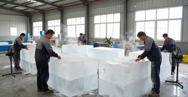 苏州工厂室内降温大冰块_工厂车间大冰块降温效果_大冰块放置位置与降温效果